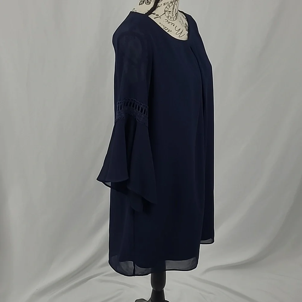 {A. Byer} Navy Dress wedding guest, formal, casual, night out - Picture 4 of 7